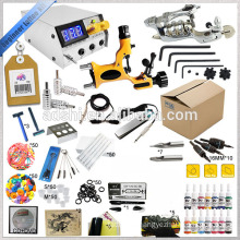 In stock 2 premium rotary tattoo machine kit ,14pcs tattoo ink tattoo guns kit set, cosmetic kit